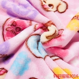 卡通儿童毛毯加厚秋冬盖毯珊瑚绒毯法兰绒毛毯婴儿床单单件小毯子