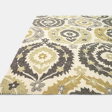 个性创意设计手工花纹客厅书房卧室地毯|北欧宜家现代简约方毯