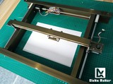 特价清仓全金属双光轴A4幅面桌面DIY激光雕刻机打标机绘图仪机架