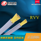 国标护套线RVV2 3 4 5芯*4 6 10平方软电线控制电源线 黑白俩色