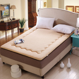 宜家羊羔绒立体床垫 加厚保暖榻榻米床褥可折叠防滑1.5/1.8床护垫