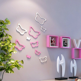 创意3D立体蝴蝶墙贴 卧室客厅背景墙面可移除装饰贴 墙饰 壁贴