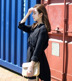 韩国官网正品代购 2016春季新款Cherrykoko 唯美纯色搭配连衣裙