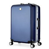 包邮PC磨砂面铝框拉杆箱古装典雅万向轮旅行箱20寸24寸28行李箱