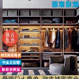 北京实木衣柜定制 衣帽间整体衣柜厂家定做生态板露水河板颗粒板