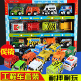 儿童玩具警车巴士仿真合金回力车惯性小汽车模型男孩玩具车玩具车