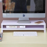 简易电脑显示器架电视增高托架底座支撑架宜家键盘置物收纳木架子