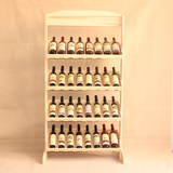 红酒架实木展示酒架木质创意葡萄酒架落地欧式酒柜酒瓶架定制