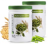 美国安利蛋白粉 纽崔莱蛋白质粉 儿童可用纯植物保健品450g*2 个