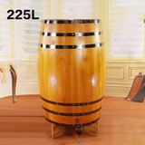 225L橡木桶装饰桶木质道具酒桶木制啤酒桶立式木制葡萄酒橡木酒桶
