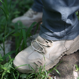 户外作战靴冬夏季军靴男特种兵战术靴超轻低帮登山鞋防水沙漠靴