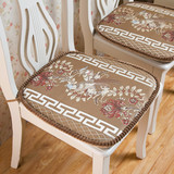 欧式餐椅垫 布艺座垫防滑餐桌椅垫可拆洗 冬加厚凳子椅子坐垫四季