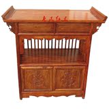 红木家具/非洲花梨木梳子柜/中式仿古实木神台供桌/储物柜/多用柜
