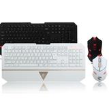 E元素 无线鼠标键盘套装超薄静音笔记本台式电脑无限键鼠套件白色