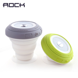 ROCK/洛克RAU0520口袋趴无线蓝牙音箱便携式防水发光音响低音炮