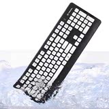 克力 土豪金键盘【可浸泡】T800防水有线键盘 复古打字机超薄巧