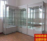 特价精品钛铝合金货架展柜样品柜货柜展示柜配件模型玻璃陈列柜