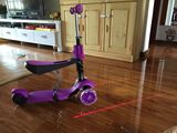 儿童滑板车小孩子学步车平衡车投影灯宝宝玩具车1 2 3 4岁踏行车