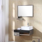 欧式整体卫浴柜不锈钢浴室柜组合陶瓷洗漱台小户型现代洗手盆吊柜