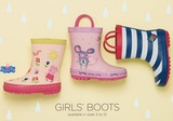 英国NEXT童装 女童女宝宝迪士尼系列动漫图案长筒雨鞋 香港代购