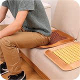 垫子座垫夏季凉爽方形竹垫透气椅子坐垫 防滑电脑椅垫夏天办公室