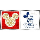 个38 2015年 迪士尼个性化专用邮票 卡通迪斯尼单枚邮票