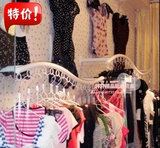 cd架服装店衣架卖衣服用的架子服装展示架子女装店货架上墙侧挂架