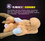 全身实体娃娃1:1真人男用萝莉硅胶阴臀部倒模自慰器3D非充气半身