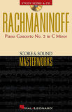 美国原版乐谱 拉赫玛尼诺夫C小调第二钢琴协奏曲 小总谱配CD