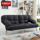 埃蒙现代简约沙发床组合小户型可折叠布艺1.8米单双人坐卧多功能