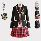 英伦风秋冬中学生校服套装日本水手服jk制服裙高中学生服cosplay
