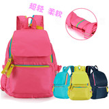 儿童小学生幼儿园休闲双肩包简约旅游韩版男女童超轻旅行书包背包