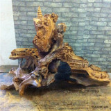 崖柏根雕 木雕摆件雕刻工艺品极品树根毛料客厅陈化创意天然礼品