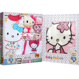 外贸纯棉婴儿礼盒hello kitty凯蒂猫女宝宝玩具0-2岁衣服礼盒