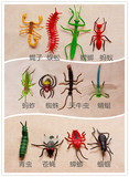 新品仿真昆虫动物模型玩具 蝎子 苍蝇 蚂蚁 蜘蛛 青虫 蜻蜓 蚂蚱