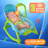 婴儿摇椅宝宝多功能电动安抚椅躺椅秋千木马摇床轻便折叠声控看护