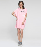 ◆艾格 Ejoy专柜正品折扣店◆2015夏款 ejoy粉色宽松连衣裙