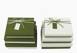 新款圣诞礼盒 长方形礼品盒 清新纹路情人节商务包装盒 全国包邮