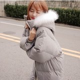 [转卖]韩国官网代购正品2015冬Cherrykoko毛领连帽保暖厚羽绒服