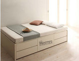 1.2米1.5米1.8米双人床储物床 板式床抽屉床收纳高箱床宜家床特价