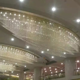 酒店大厅水晶灯 售楼部沙盘现代简约大型非标工程定制灯饰灯具