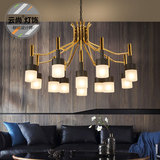 欧式新款时尚创意客厅灯卧室灯个性北欧后现代餐厅吊灯带遥控灯具