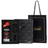 正品ZIPPO打火机配件 新款原装礼盒+火石+专用油133ML 送礼套装