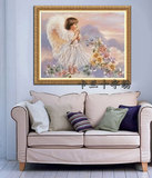 卡兰十字绣  新款大幅客厅 油画人物 世界名画 祈福小天使