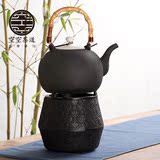 空空茶道 日式家用茶炉 户外炭炉 专用茶具酒精炉 便携风炉生火炉