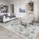 圣瓦伦丁 美式地毯客厅茶几垫 现代简约卧室床边毯北欧日式图案大