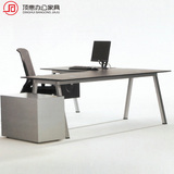 2016钢木1.6米主管桌中班台 大班桌简约现代办公家具办公桌特价