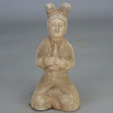 汉朝陶器素陶乐陶俑雕塑像 古玩 古董 仿古瓷收藏  古瓷都苑