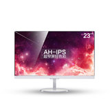 飞利浦23寸白色显示器237E7QSA IPS屏无边框不闪屏台式电脑完美屏