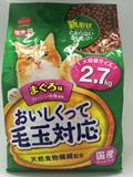 香港代购 日本三才猫粮 2.7KG 去毛球保护泌尿道 吞拿鱼+野菜口味